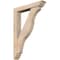 Ekena Millwork Funston Traditional Smooth Bracket w/ Offset Brace, Douglas Fir, 5 1/2"W x 30"D x 42"H BKT0604X30X42FST01SDF - alternate 1